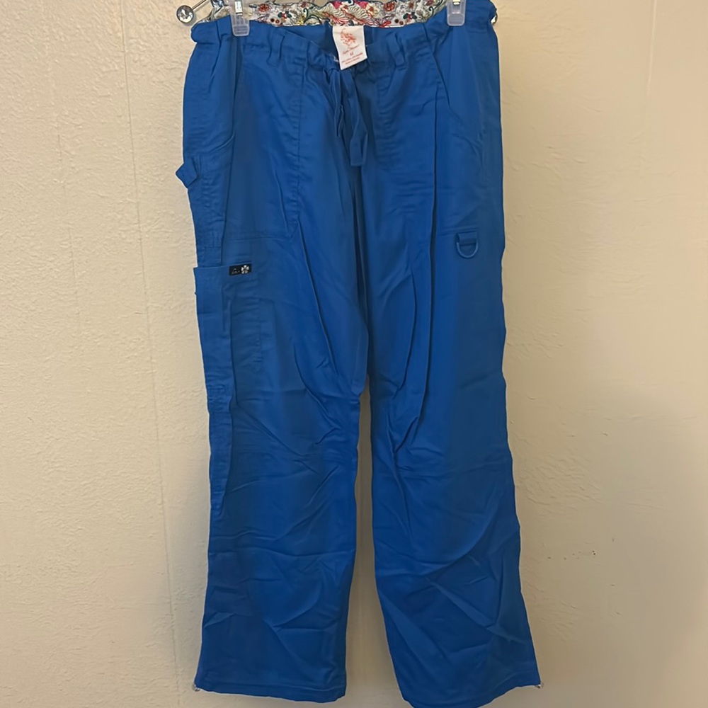 Koi blue scrub pants